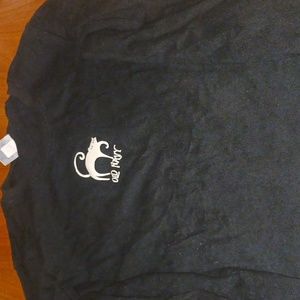 A BALCK/NEGRO LONG SELVE SHRIT